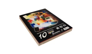 Cartolina 180gr 100 folhas A4 (10 Cores) (37332)