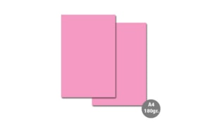 Cartolina A4 180gr 100 Folhas Sirio Rosa (7A)