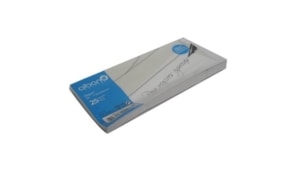 Envelopes 110x220mm s/janela Vegetal Transparente Cx 25un