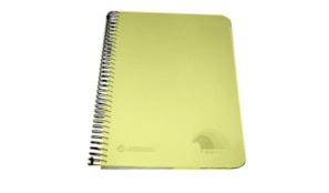 Caderno Espiral Tsunami A4 Quadriculado 160 Fls amarelo