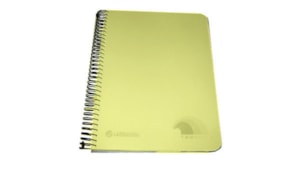 Caderno Espiral Polipropileno Tsunami A5 Quad 160Fls Amarelo
