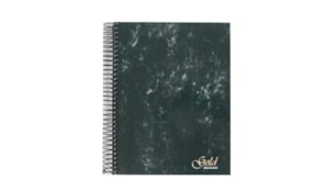 Caderno Espiral A5 Quadriculado Capa Dura 120Fls 70g 4 Furos