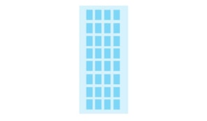 Etiquetas 12x19mm  Herma 3643 Azul Claro 5Fls 160un