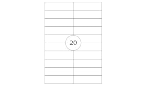 Etiquetas 105x29 Apli 01299 100 Folhas 2000un