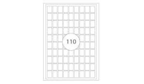 Etiquetas 12x18mm Apli 15 Folhas A5 1650un