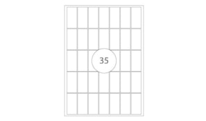 Etiquetas 19x40mm Apli 15 Folhas A5 525un
