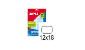 Etiquetas 12x18mm Apli Verde 8 Folhas A5 448un