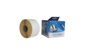Etiquetas Brancas p/ Pastas Arq. Dymo 190mmx38mm 1Rolo