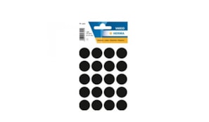 Etiquetas Redondas 19mm Preto Herma1879 100un
