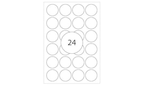Etiquetas Redondas 25mm Herma2260  768un