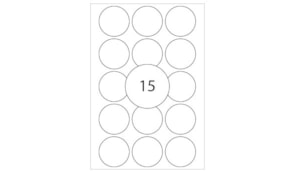 Etiquetas Redondas 32mm Herma2270  480un