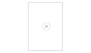 Etiquetas 210x297 Poliester Matte (Lase&Copier) Resistentes