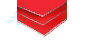 Placa K-Line Vermelho 5mm 50x70cm Pack 40un