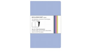 Volant de Bolso Liso Moleskine Azul Claro Pack 2un
