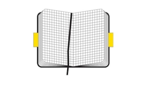 Bloco Notas de Bolso Quadriculado Moleskine Classico