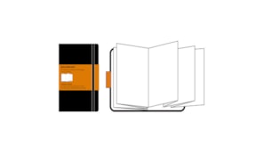Bloco Notas de Bolso 30 Folhas Dobradas Moleskine Classico
