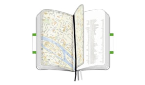Bloco Notas Mapa Cidade Lisboa Moleskine Clássico