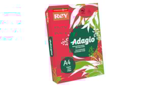 Papel Fotocopia Adagio(cd22) A4 80gr Vermelho Intenso 1x500