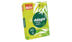 Papel Fotocopia Adagio(cd14)A4 80gr Verde Fluorescente 1x500