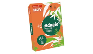 Papel Fotocopia Adagio(cd12)A4 80gr Laranja Fluor 1x500Fls