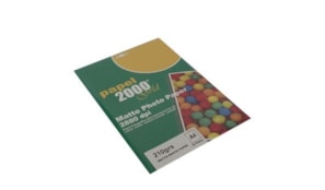 Papel 250gr InkJet 2000 A4  Foto Matte - 20 Folhas