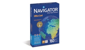 Papel 160gr Fotocopia A4 Navigator Office Card 1x250 Folhas