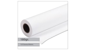 Papel Premium Coated 180gr 1372mmx30mts - 1 Rolo