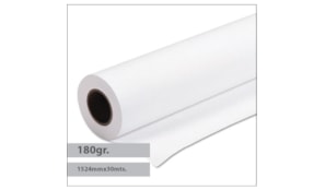 Papel Premium Coated 180gr 1524mmx30mts - 1 Rolo