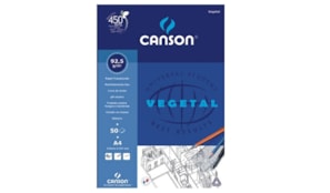 Papel Vegetal Canson A4 90gr 50 Folhas