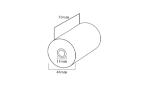 Rolo Papel 44x70x11 Pack 10