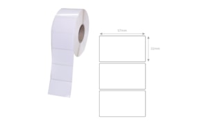 Etiquetas ZEBRA Termicas Premium 2000D 57x32mm 12 Rolos