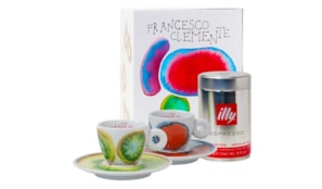 Conj Chav+Pires Esp Illy Art Collect F.Clemente+Lata250g 2un