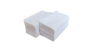 Guardanapos 40x40cm 1/8 Branco dobra (60xMaco25un)(1500un