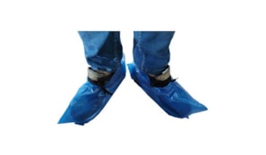 Cobre Sapatos Polietileno Sem Elastico Emb 100un Azul