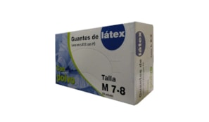Luvas Látex c/Pó Super Finas Tamanho (M) 100un