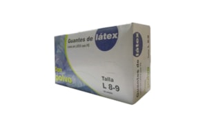 Luvas Látex c/ Pó Super Finas Tamanho L 100un