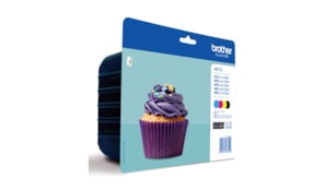 Pack Tinteiros Brother LC123VALBP 4 Cores