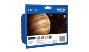 Pack Tinteiros Brother LC1240VALBP 4 Cores