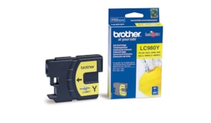 Tinteiro Brother LC980Y Amarelo 4,8ml 260 Pág.