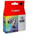 Pack Tinteiros Canon BCI-15 Preto 8190A002 5,3ml
