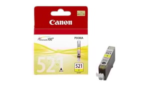 Tinteiro Canon 521 Amarelo 2936B001 9ml 477 Pág.