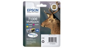 Pack Tinteiros Epson T1306 3 Cores C13T13064010 10,1ml