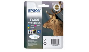 Pack Tinteiros Epson T1306 3 Cores C13T13064010 10,1ml