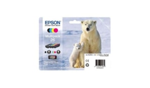 Tinteiro Epson XP600/XP700 Claria Premium nº26 Pack 4 Cores