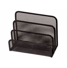 Suporte para Cartas em Rede metálica  Preto