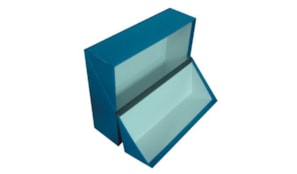 Caixa Arquivo Frances (365x280x100mm) Almaco Azul - 1un