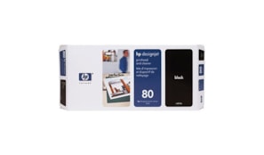 Cabeça Impressão + Kit Limpeza HP 80 Preto C4820A 17ml